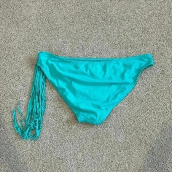 New with tags BP blue teal fringe bikini bottoms in size xl - Picture 3 of 5